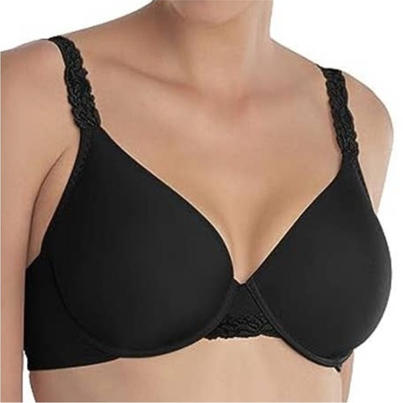 Natori Other - NWT Natori Body Double Lace-Trim Full-Fit Bra 736037 Black 40DD